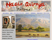 Tablet Screenshot of nachoquiroga.com